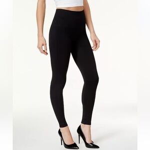 SPANX Seamless High-Waisted Leggings 1X Very Black